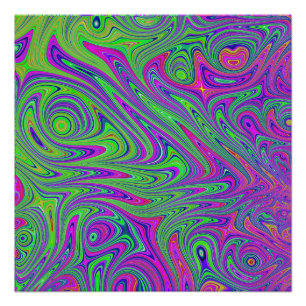 psychodelic textures poster