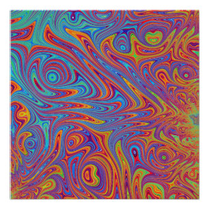 psychodelic textures poster