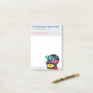 Psychologe Haftnotizen Post-it Notes