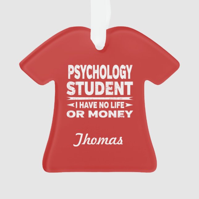 Psychologie Collège étudiant Pas de vie ou d'argen (devant)