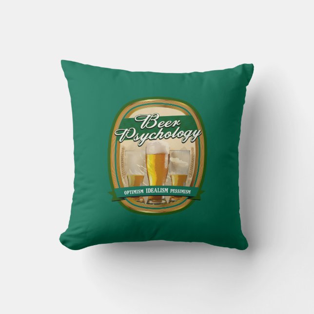 Psychologie de la bière Jeu oreiller (Recto)