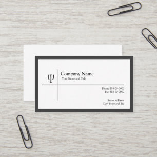 Psychologist Business Card