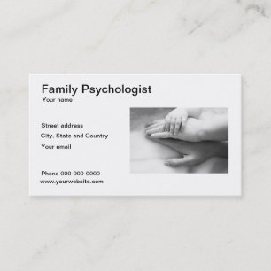 Psychologist business card