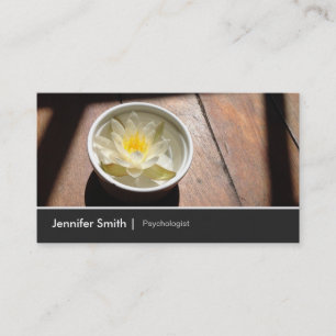 Psychologist - Elegant Natural Theme Appointment Card