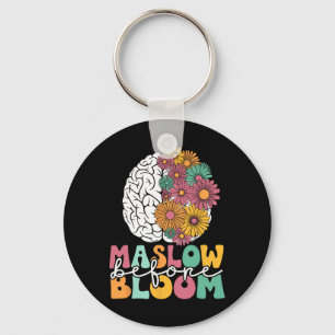 Psychologist Maslow Before Bloom Sped Teacher Clro Keychain