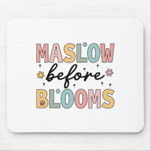 Psychologist Maslow Before Bloom Sped Teacher Clro Mouse Pad