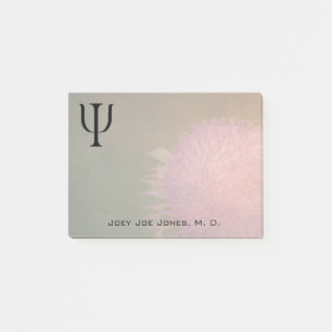 Psychologist Medical Symbol Post It Note