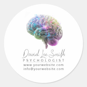Psychologist / Neurologist Classic Round Stickers