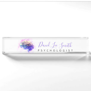 Psychologist / Neurologist Desk Name Plate