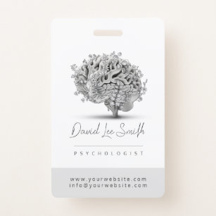 Psychologist / Neurologist Minimalist Badge