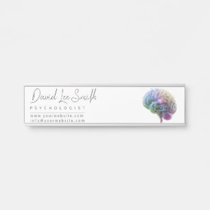 Psychologist / Neurologist Minimalist Door Sign