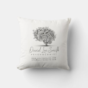 Psychologist / Neurologist Minimalist Throw Pillow