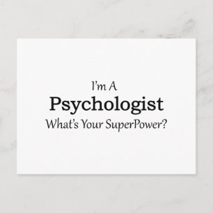 Psychologist Postcard