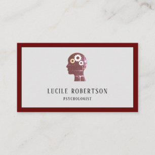 Psychologist Psychiatrist Counsellor Business Card