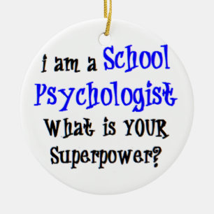 psychologist school ceramic ornament