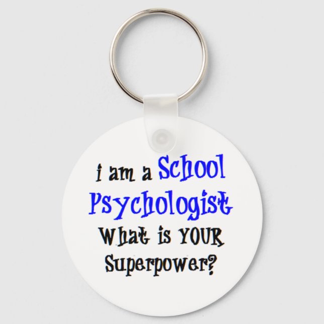 psychologist school keychain (Front)