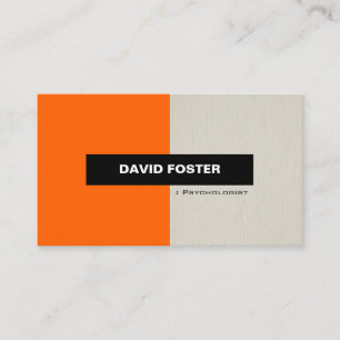 Psychologist - Simple Elegant Stylish Business Card