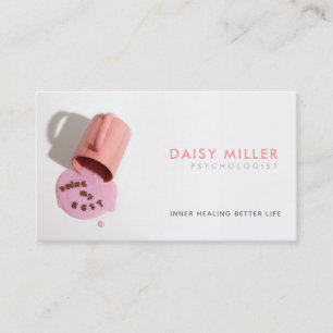 Psychologist Slogans Business Cards