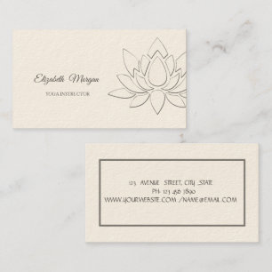 Psychologist, Therapist,Chic Lotus Business Card