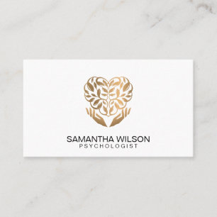 Psychologist Therapist Psychiatrist QR Code Busine Business Card