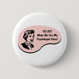 Psychologist Voice 2 Inch Round Button