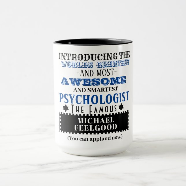 PSYCHOLOGISTE Drôle Mug cadeau (Centre)