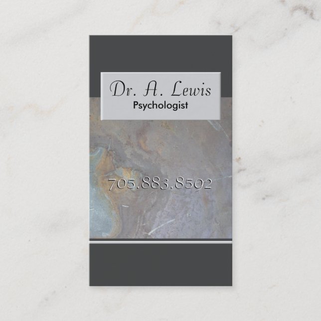 Psychologue et carte de visite Médicale - (Devant)