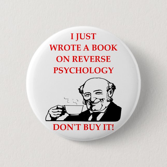 PSYCHOLOGY 2 INCH ROUND BUTTON (Front)