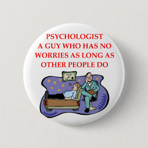 PSYCHOLOGY 2 INCH ROUND BUTTON