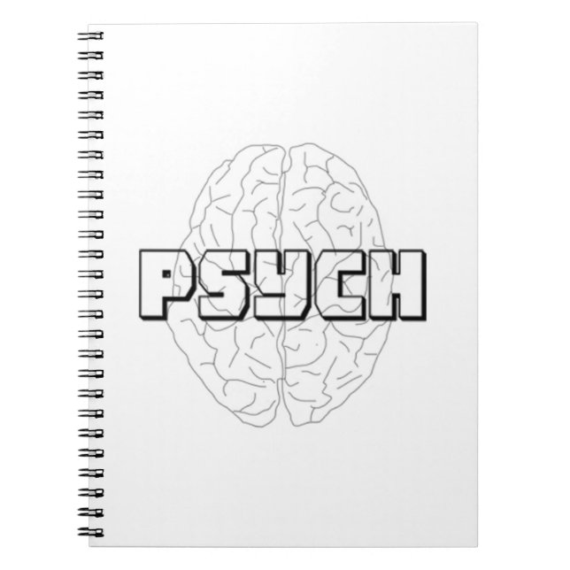 Psychology Brain Notebook (Front)