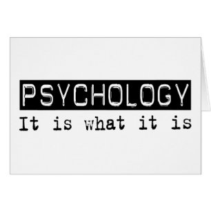 Psychology It Is