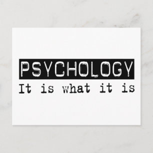 Psychology It Is Postcard