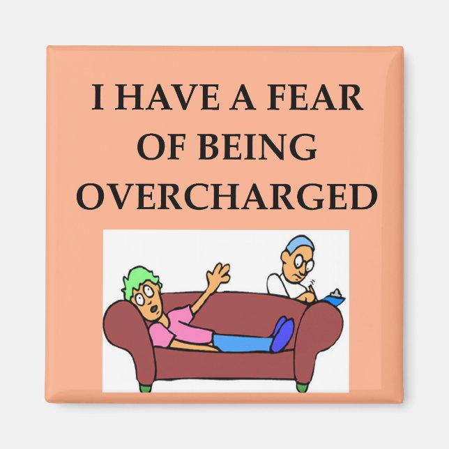 PSYCHology joke Magnet (Front)