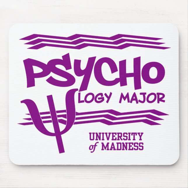 Psychology Major mousepad (Front)