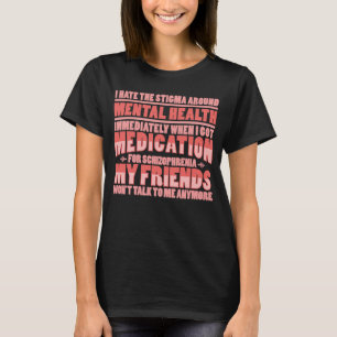 Psychology Medication Psychologist Mental Health T-Shirt