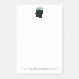 Psychology Office Tree Modern Custom Counselor Post-it Notes