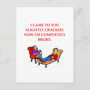 psychology postcard