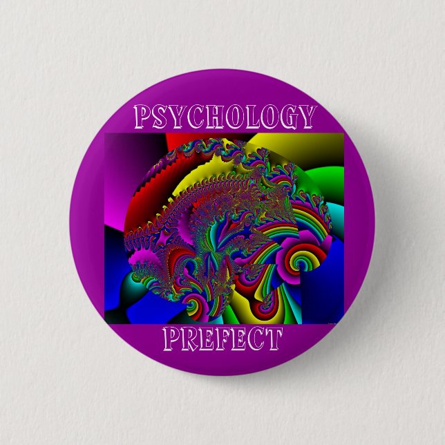 Psychology Prefect 2 Inch Round Button (Front)
