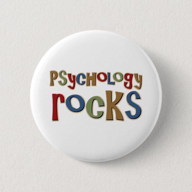 Psychology Rocks 2 Inch Round Button (Front)