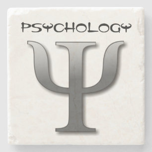 Psychology Symbol Stone Coaster