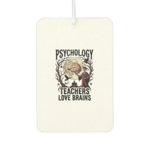 Psychology Teacher Halloween Brain Lover Gothic Sh Air Freshener