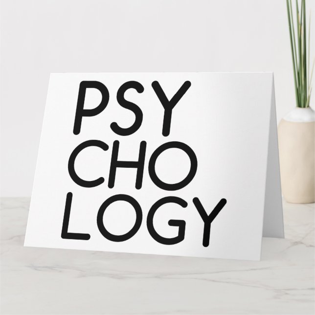 PSYCHOLOGY THANK YOU CARD (Front)