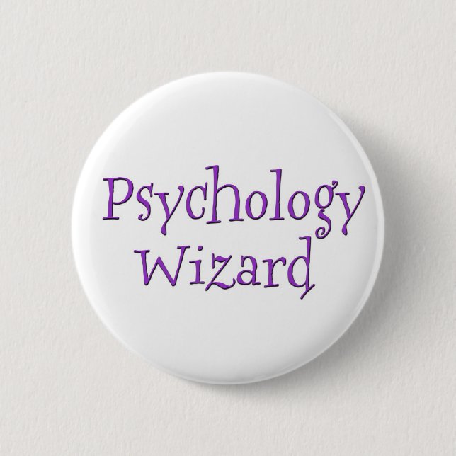 Psychology Wizard 2 Inch Round Button (Front)