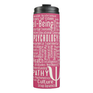 PSYCHOLOGY Word Cloud custom tumbler