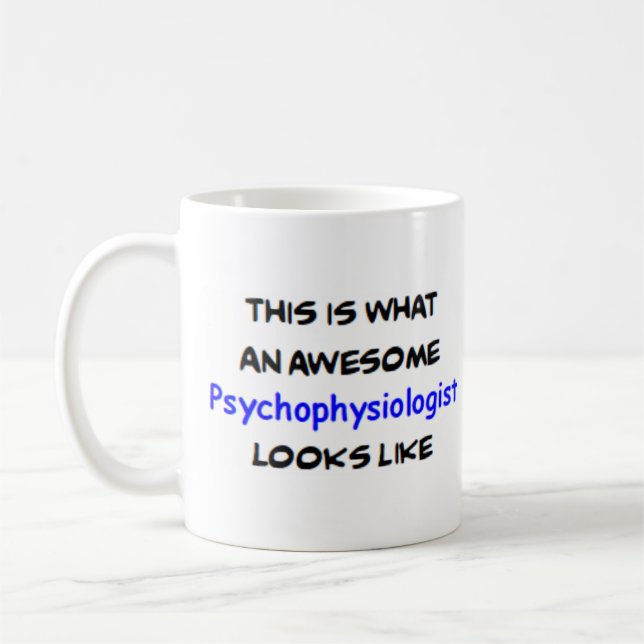 psychophisiologist, awesome coffee mug (Left)