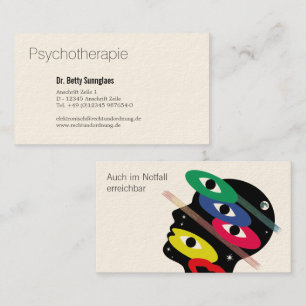Psychotherapie Psychologie  Business Card