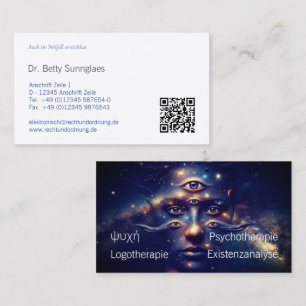Psychotherapie Psychologie  Business Card