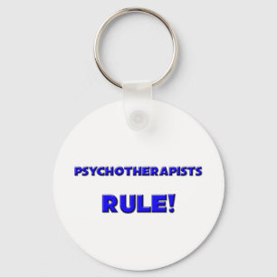 Psychotherapists Rule! Keychain
