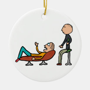 psychotherapy ceramic ornament