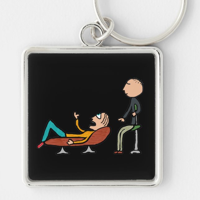 Psychotherapy Counselling and Therapy Keychain (Front)
